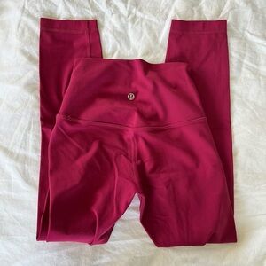 Lululemon Align Leggings - Pomegranate (Size 2)